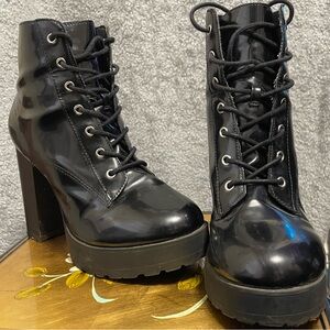 Divided Black Boots